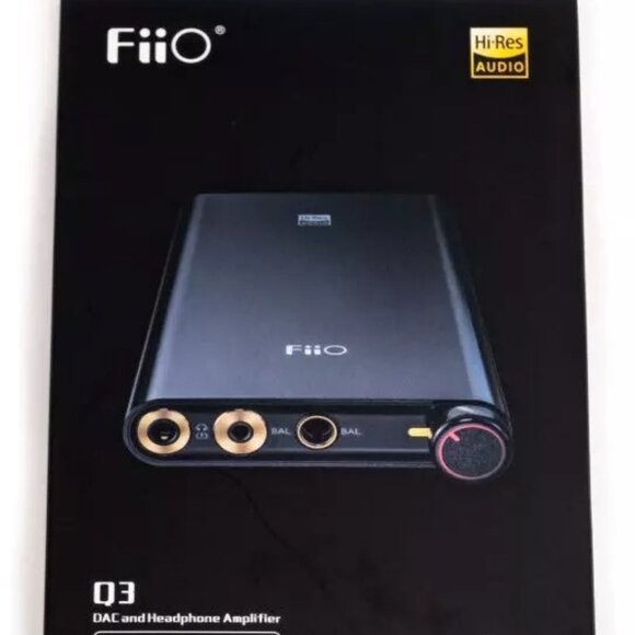 FiiO Q3 Headphone Amp - High Resolution DAC DSD64-512, THX, 32BIT/768kHz
